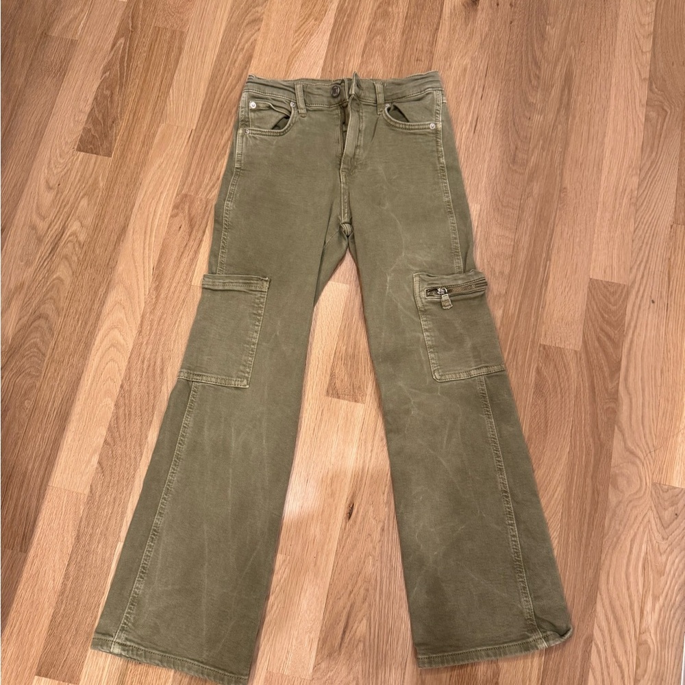 Kids Zara Olive Green Cargo Pants
